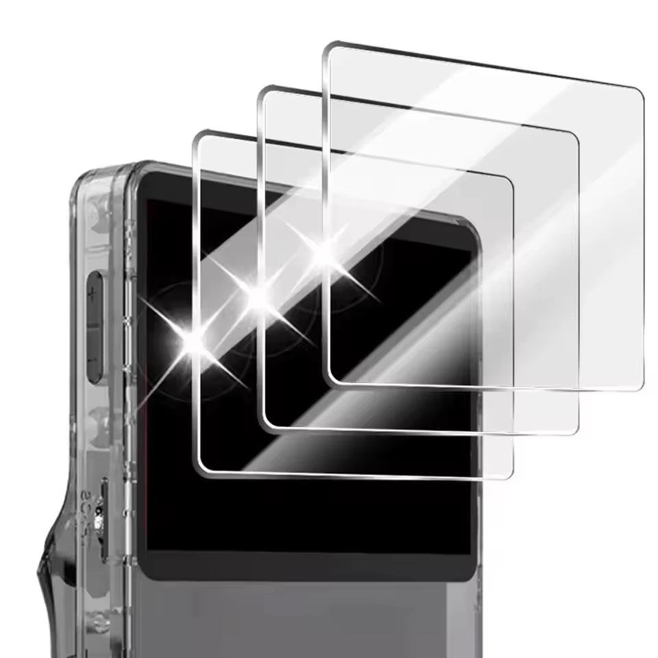 4 in 1 Storage Case Game Console Travel Carrying Bag Screen Protectors Tempered Glass Film for R36S R36MAX K36 Accessories